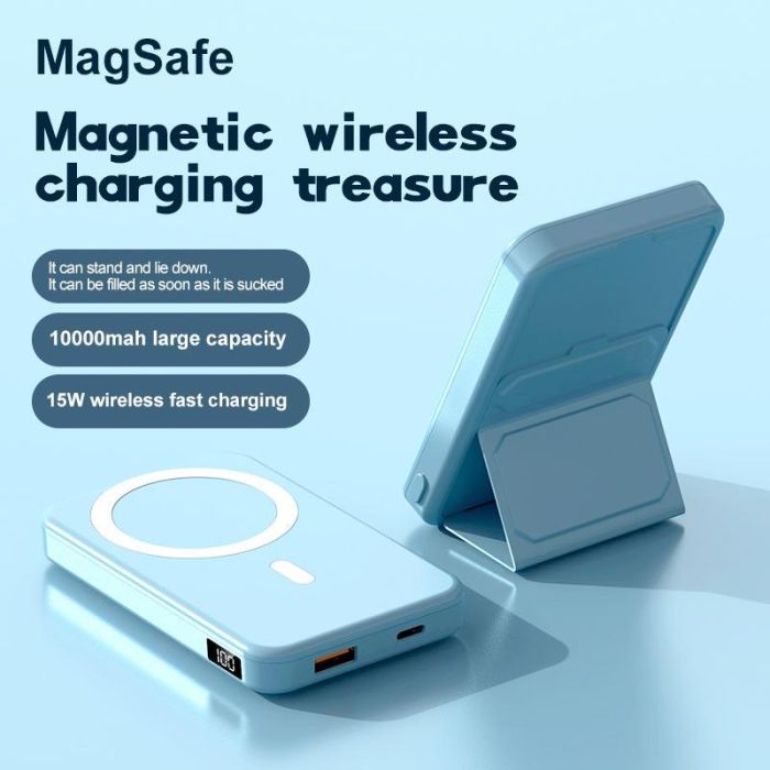MagSafe with stand 10000 mAh A27-1 | Qi, 1Type-C, 20.0W | Black
