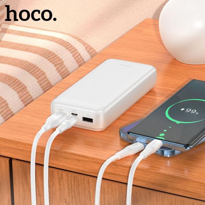 Hoco Smart charge J111A (20000 mAh) | 2USB/Type-C, 2A | Black