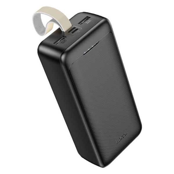 Зовнішній акумулятор повербанк Power Bank HOCO Smart Charge Power Bank J111B (30000mAh) | 2USB/Type-C, 2A | Black