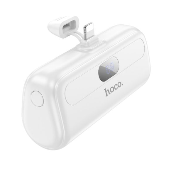 Hoco J116 Cool 5000 mAh 18.5W Lightning для iPhone Білий