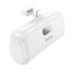 Портативний акумулятор Hoco J116 Cool 5000mAh 18.5W Lightning для iPhone Білий