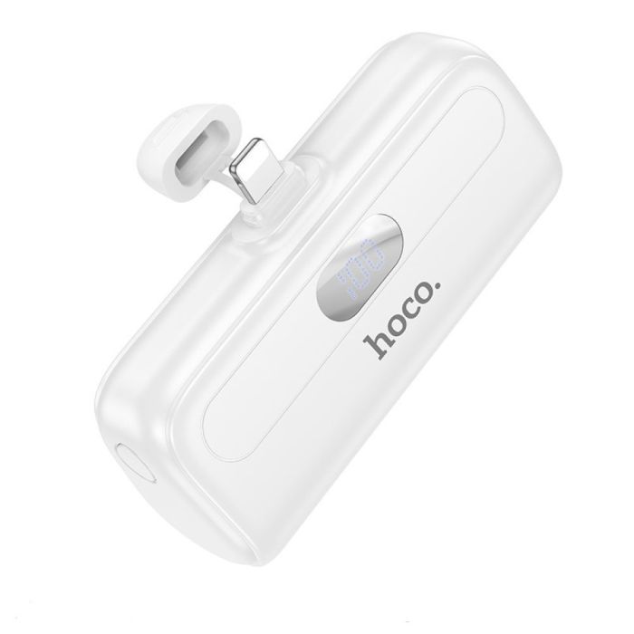Hoco J116 Cool 5000 mAh 18.5W Lightning для iPhone Білий