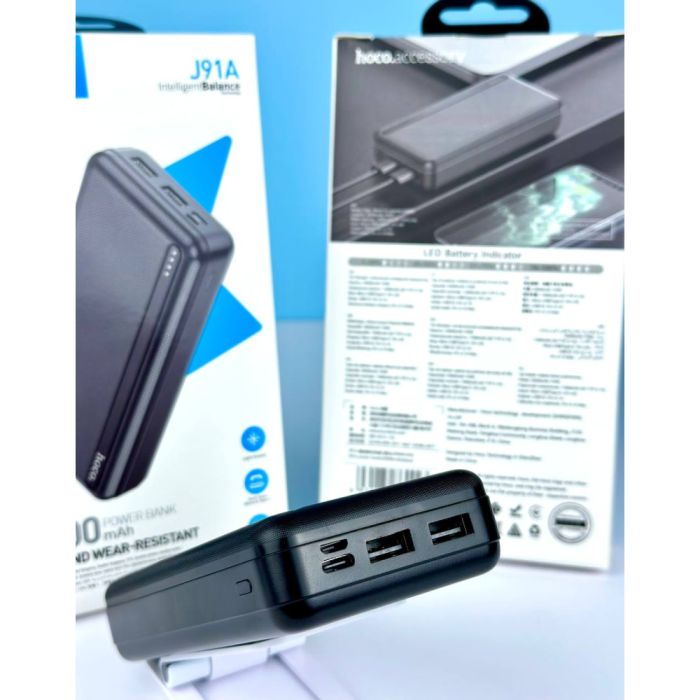 Power Bank HOCO J91A 20000mAh Чорний (79878465)