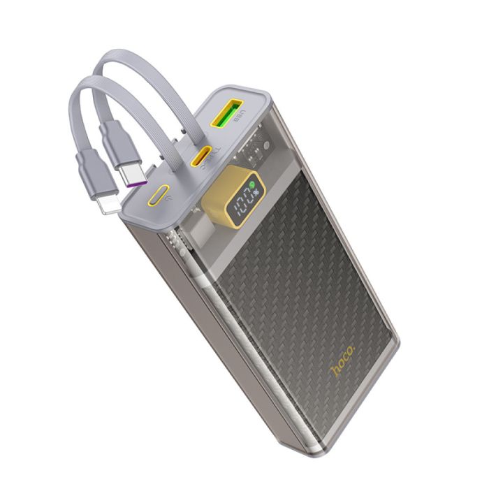 Hoco J104A Discovery edition 20000 mAh 22.5W Прозорий