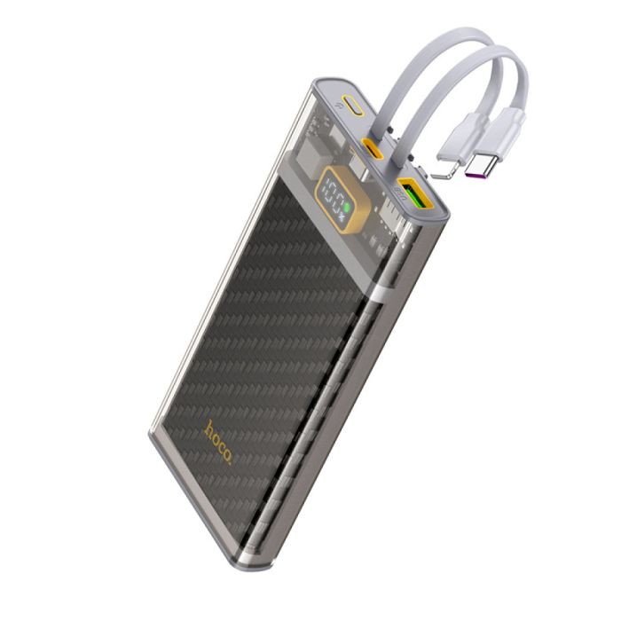 Hoco J104 Discovery edition 10000 mAh 22.5W Прозорий