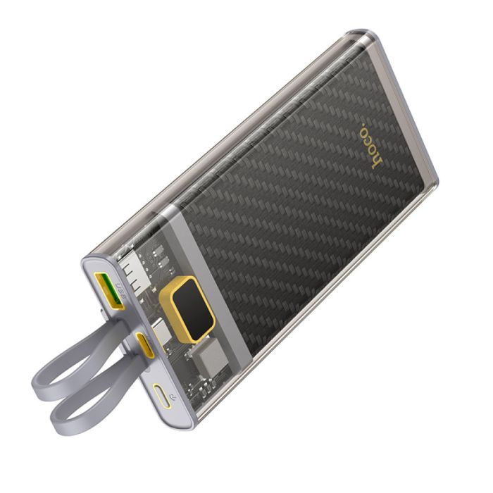 Hoco J104 Discovery edition 10000 mAh 22.5W Прозорий