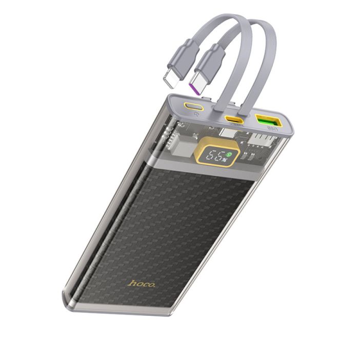 Hoco J104 Discovery edition 10000 mAh 22.5W Прозорий