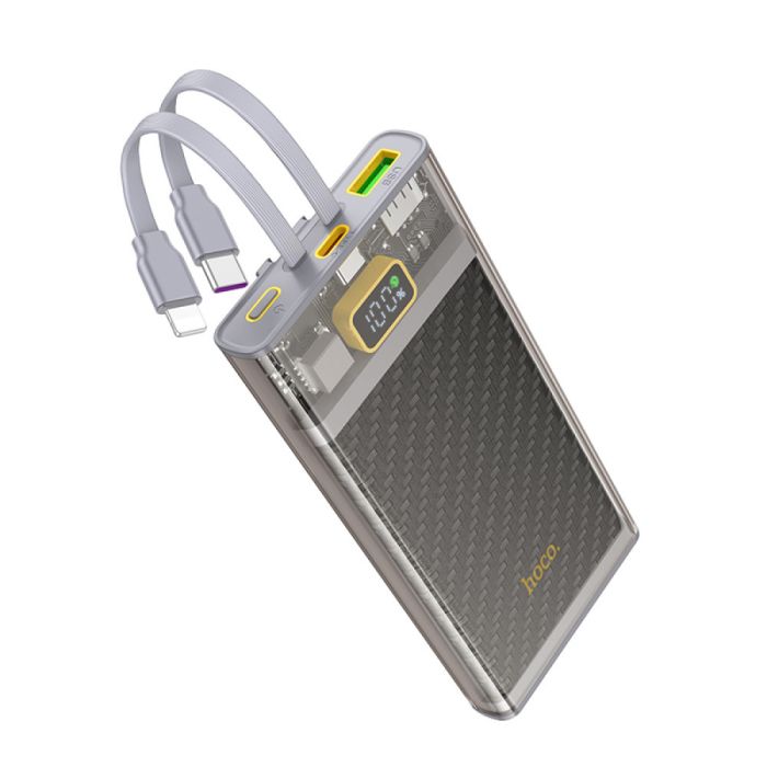 Hoco J104 Discovery edition 10000 mAh 22.5W Прозорий