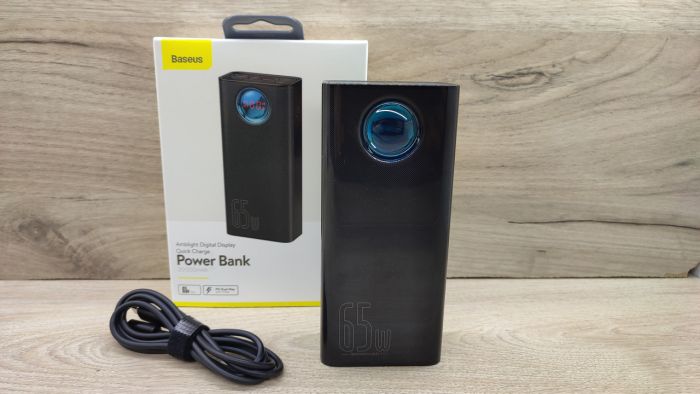 Baseus 65W 30000mA для ноутбуків та смартфорів