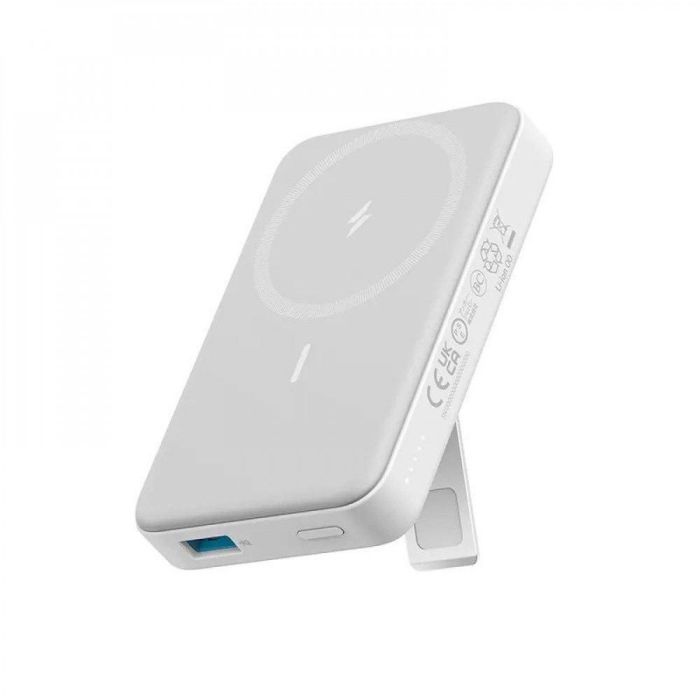 Magsafe Anker MagGo 10 000 mAh та підставкою Білий