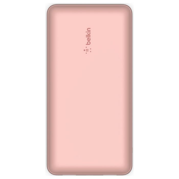 Belkin 20000мА·год 15Вт, 2хUSB-A/USB-C, рожевий