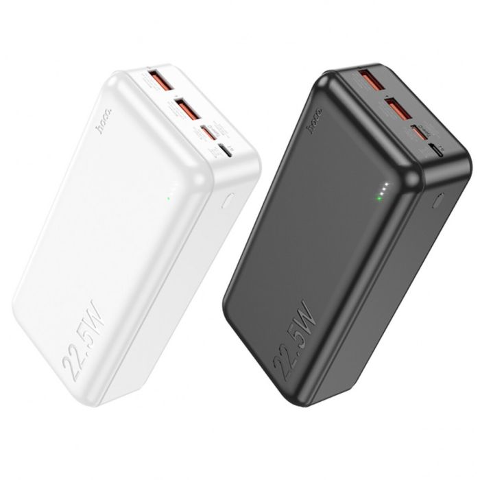 Hoco J101B Astute 22.5W fully compatible power bank(30000 mAh) White (6931474782526)