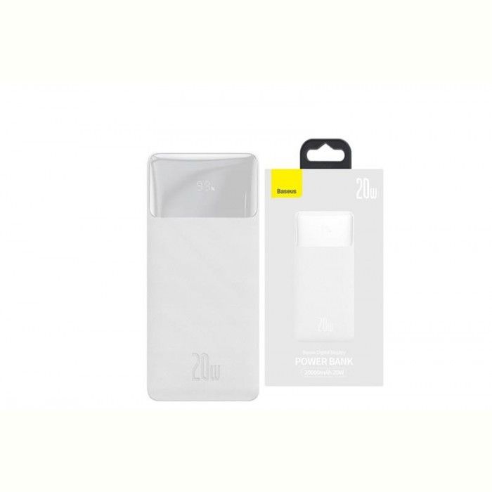 Baseus Bipow 20000 mAh White (PPDML-M02) (1283126558771)