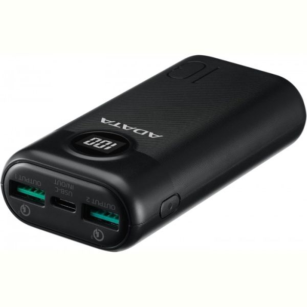 A-DATA P10000QCD 10000 mAh Black (AP10000QCD-DGT-CBK)
