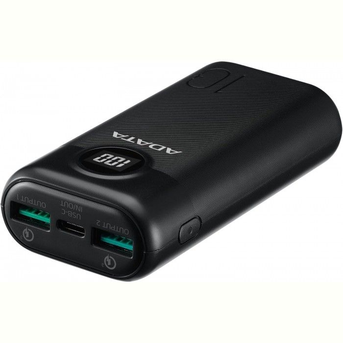 A-DATA P10000QCD 10000 mAh Black (AP10000QCD-DGT-CBK)