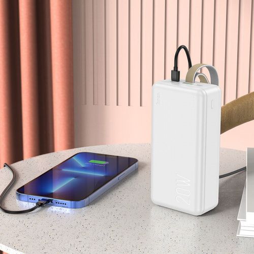 Hoco J87B PD20W+QC3.0 30000 mAh (Білий)