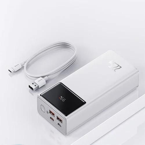 Baseus Star-Lord Digital Display 30000 mAh 22.5W 2xUSB/Type-C/microUSB швидка зарядка білий (PPXJ080102)