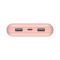 Belkin 20000 mAh 15W Pink with USB-A to USB-C Cable (BPB012BTRG)