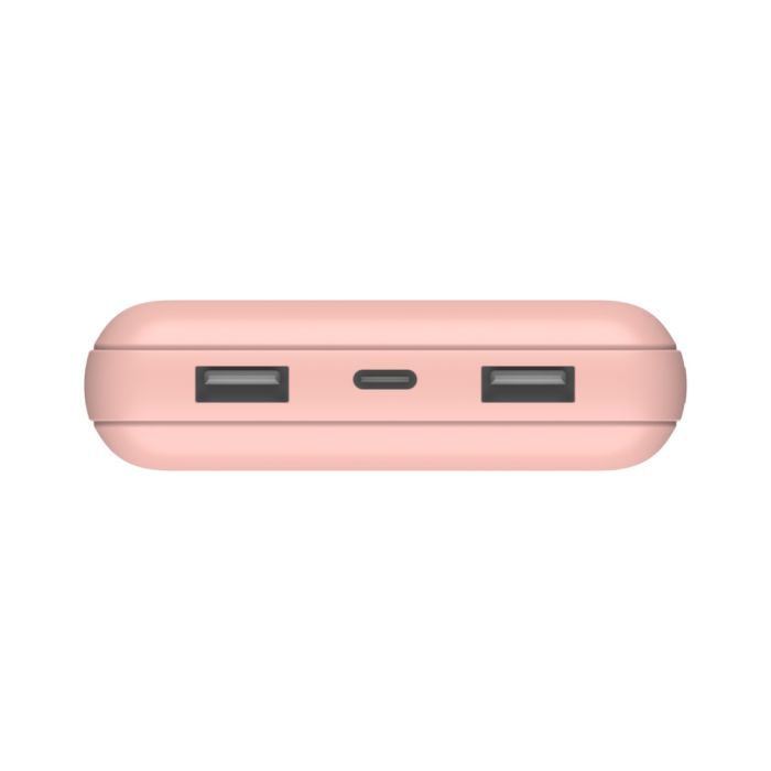 Belkin 20000 mAh 15W Pink with USB-A to USB-C Cable (BPB012BTRG)