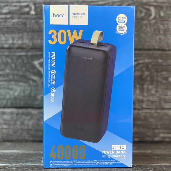 Hoco J111c 40000 mah 30W чорний
