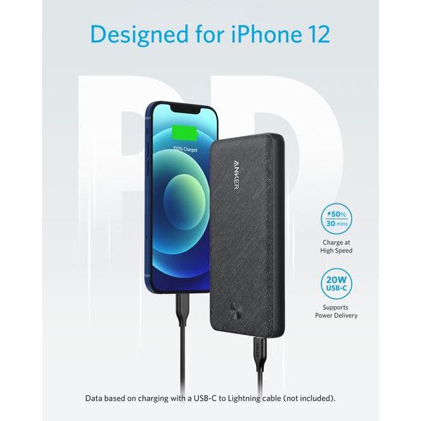 Anker PowerCore III Sense 20000 mAh 20W PD Black (A1365G11)