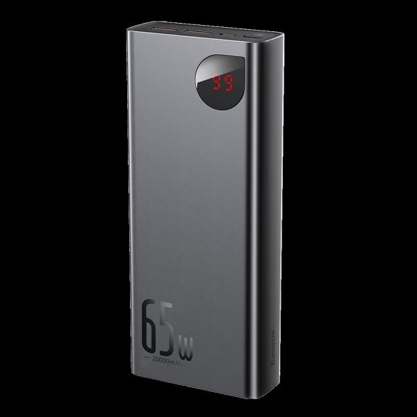 Повербанк із швидкою зарядкою Baseus 20000mAh Adaman Metal Digital Display 65W