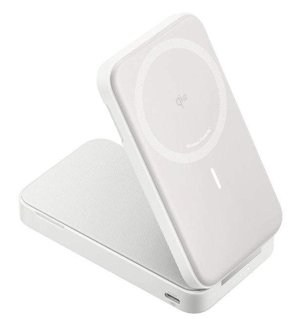 Anker MagGo 6600mAh, ультрашвидка 15 Вт для iPhone 15/15 Pro/15 Pro Max, 14/ 13/12 Series - White