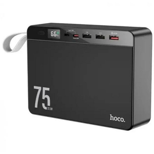 Hoco 75000 mAhOverlord J94 Type-C 3USB QC Black S