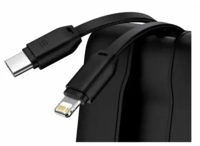 Baseus Elf PPJL010001 10000 mAh 22.5W QC, з вбудованими Lightning и Type-C S