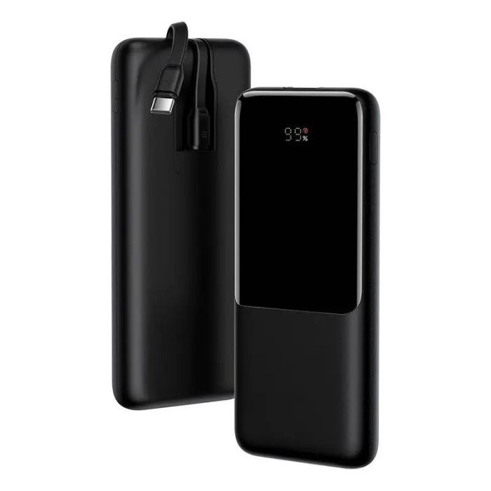 Baseus Elf PPJL010001 10000 mAh 22.5W QC, з вбудованими Lightning и Type-C S