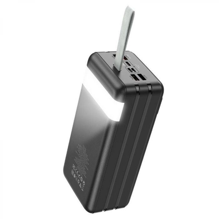 Hoco Electric J86B 60000 mAh 4USB, Lightning, Type-C, QC, 5A, Black S