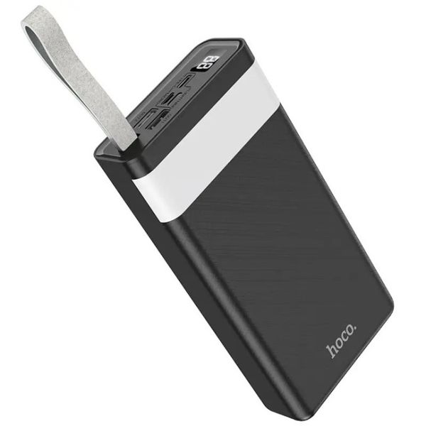 повербанк Power Bank HOCO J73 30000mAh 2USB, Type-C, Lightning, 2A, чорне S