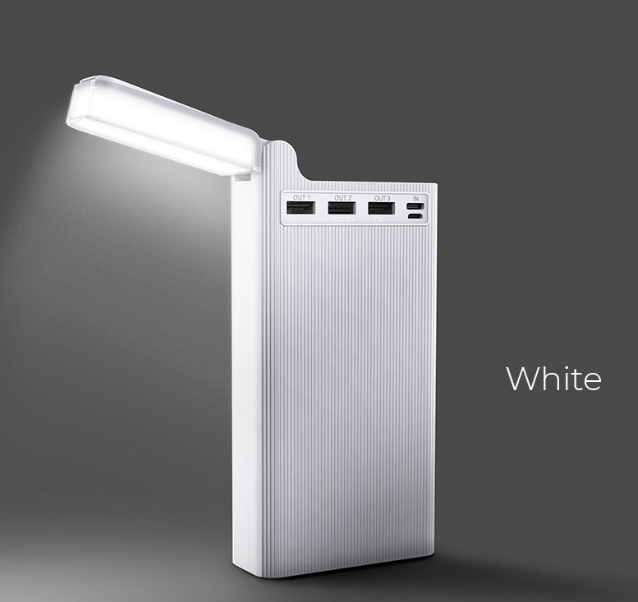 Hoco J62 30000 mAh 3USB Type-C 2A White S
