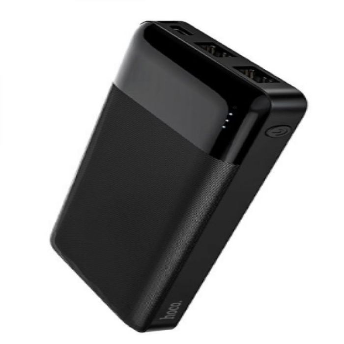 Hoco J72 Easy travel сила струму 2A Micro-usb, Type-C 10000 mAh Чорний Світлодіодний індикатор батареї