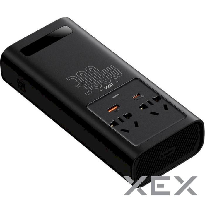 Baseus IGBT автомобільний інвертор Power Inverter 300W 220V CN/EU 12V/220V 300W (CGNB010101)