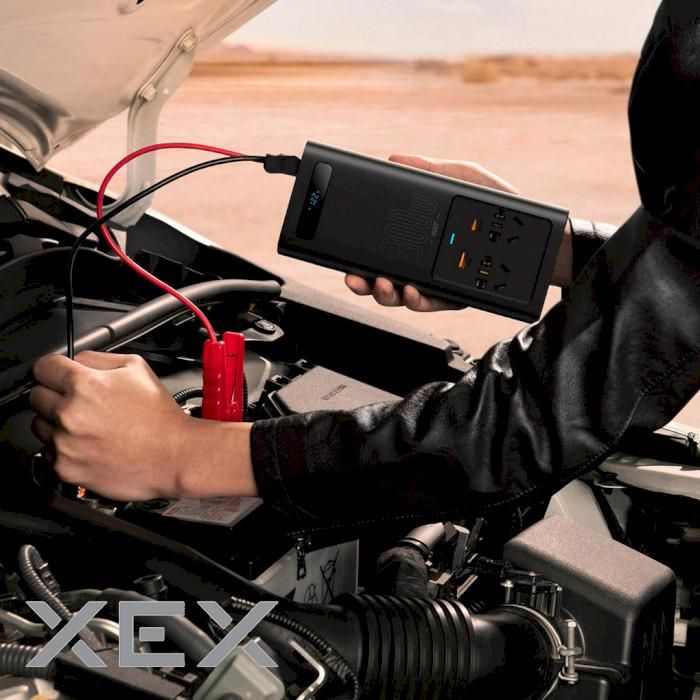 Baseus IGBT автомобільний інвертор Power Inverter 300W 220V CN/EU 12V/220V 300W (CGNB010101)