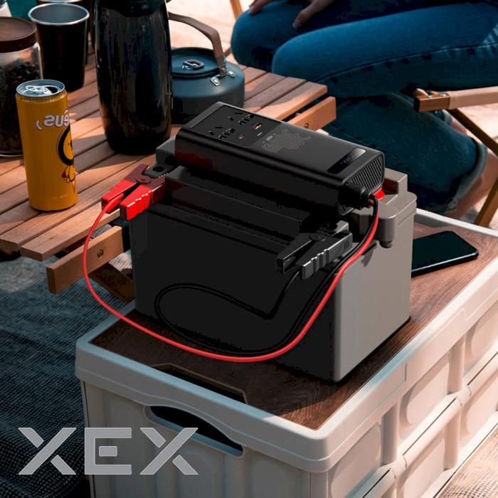Baseus IGBT автомобільний інвертор Power Inverter 300W 220V CN/EU 12V/220V 300W (CGNB010101)