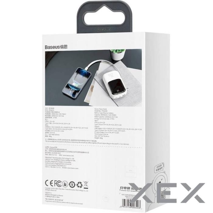 Baseus Qpow Digital Display Quick Charging Power Ban (1283126558955)