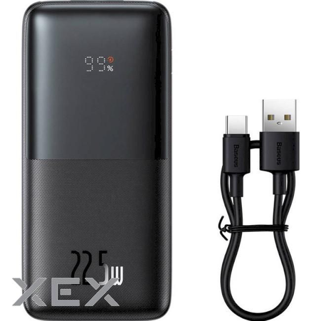 Baseus Pro Digital Display Fast Charge 22.5W 10000 mAh Black (PPBD040001)