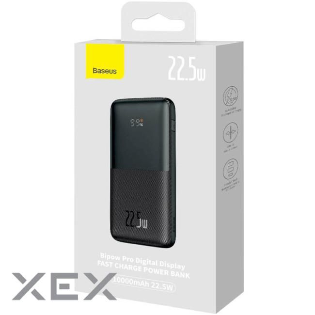 Baseus Pro Digital Display Fast Charge 22.5W 10000 mAh Black (PPBD040001)