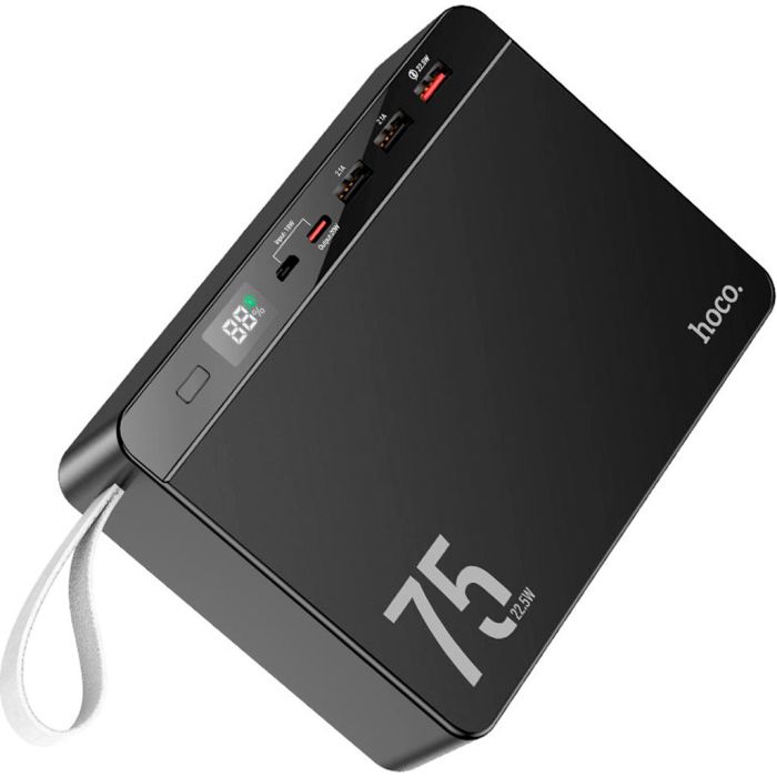 Hoco J94 Overlord 75000 mAh 22.5W Black (779175) [101153]