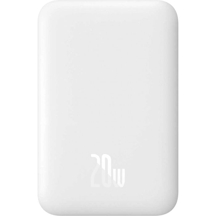 Baseus Magnetic Bracket Mini Fast Charge 6000 mAh 20W White (PPCX020002) [101228]