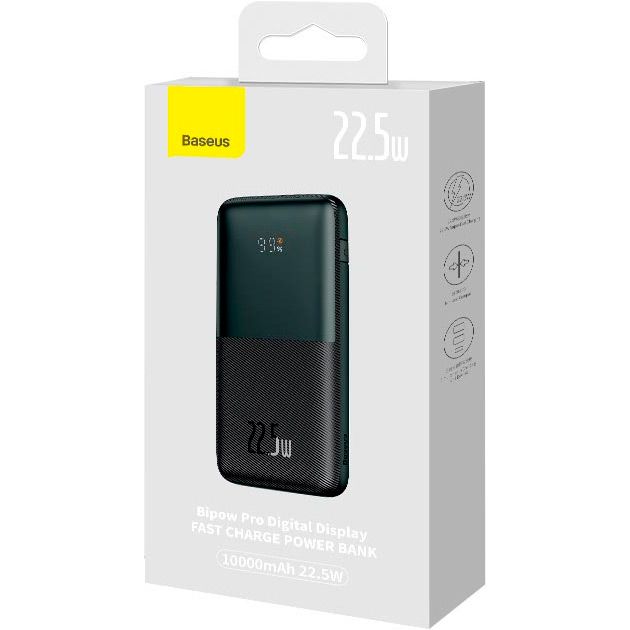 Baseus Bipow Pro Digital 10000 mAh 22.5W Black (PPBD040001) [100512]