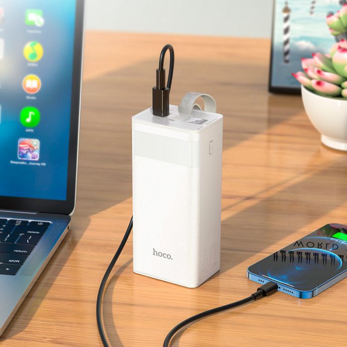 Hoco J86 Powermaster 40000 mAh 22.5W White (759221) [101343]
