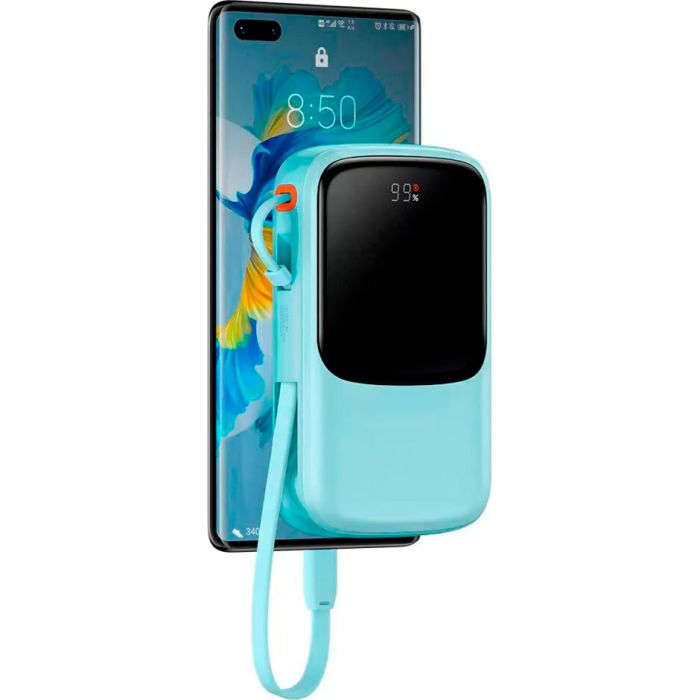 Baseus Qpow Digital Display 10000 mAh 15W Type-C Edition Blue (PPQD050003) [101237]
