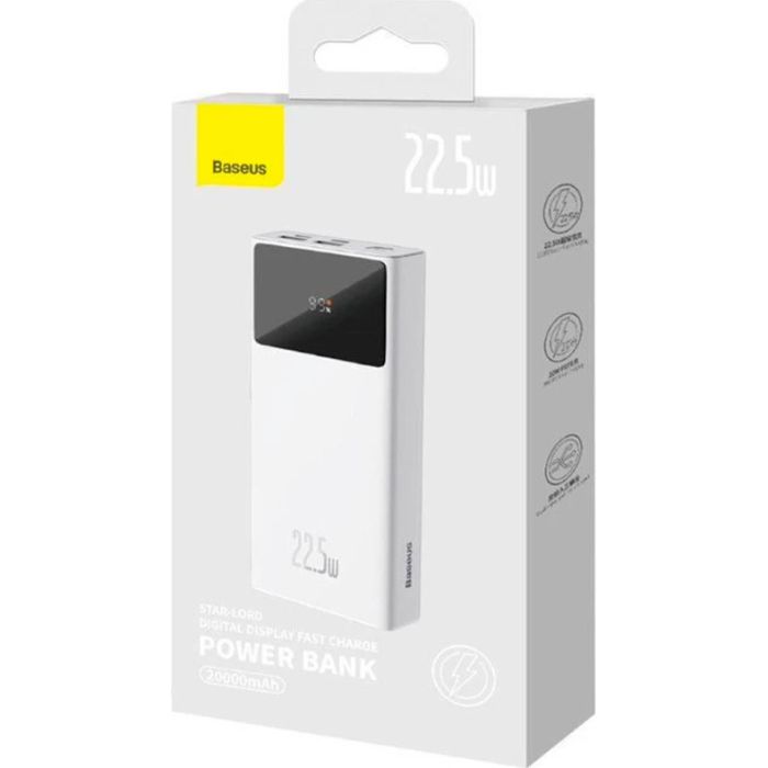Baseus Star-Lord 22.5W 20000 mAh White (PPXJ080002) [101223]
