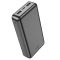 Hoco J100A High-ranking 20000 mAh 2 портів USB Type C/MicroUSB Black