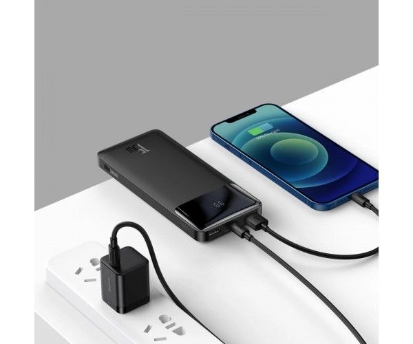 Baseus Bipow Digital Display 10000 mAh 15W Black