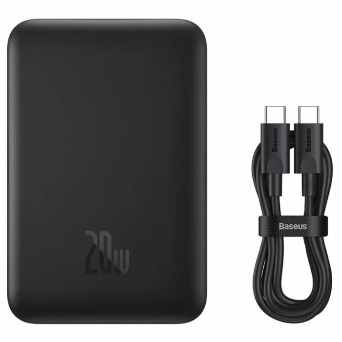 Baseus Magnetic Mini 20W з БЗП 10000 mAh (PPCX070001) Black