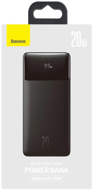 Baseus Bipow Digital Display 10000 mAh 20W Black (PPBD050301)